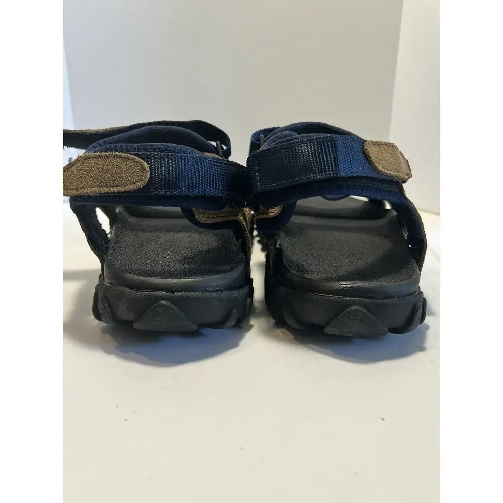 Dexter Men's Leather Tan/blue Sandals Beach Fishing Outdoor Shoes Size 10m